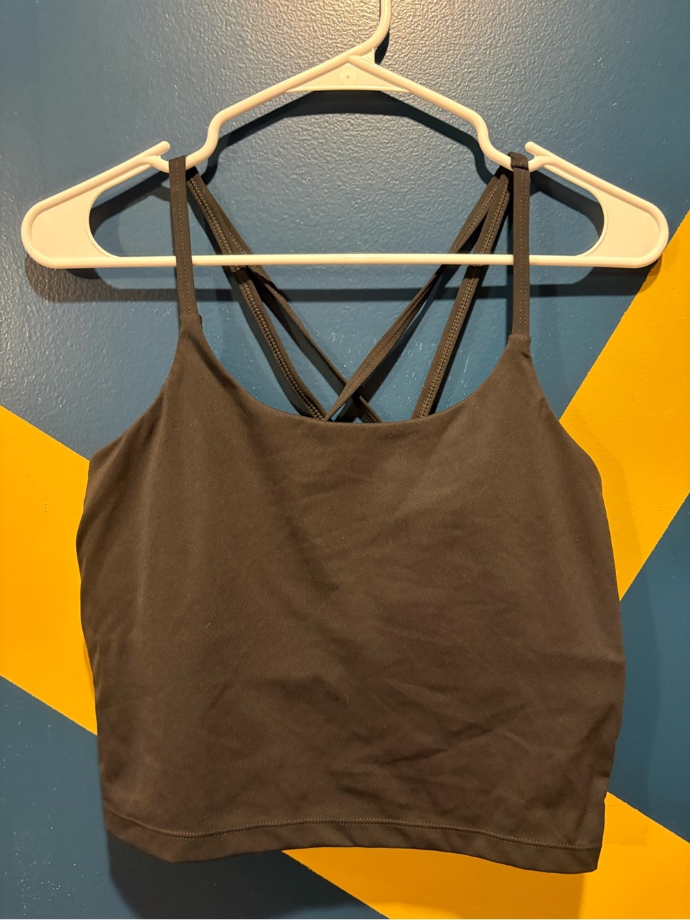 Blogilates Black Strappy Back Sports Bra NWT